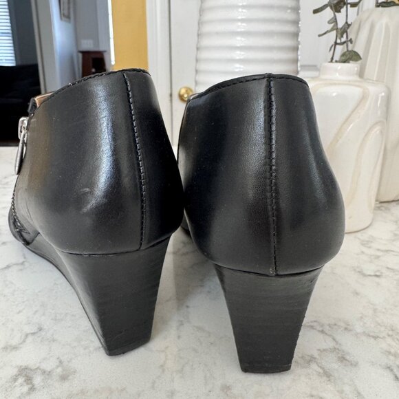 Women's Leather Booties - Picture 3 of 9